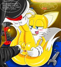 Redhead sonic and tails hentai sex toy