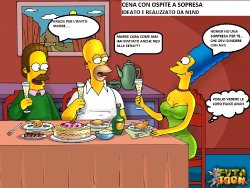 Simpson - Cena con ospite e sorpresa