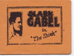 Clark Gabel in "The Sheik" [English]