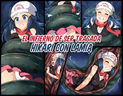 [Mist Night (Arniro)] Hell Of Swallowed (Hikari with Lamia) | El infierno de ser tragada (Hikari con Lamia) (Pokemon) [Spanish] =Vile=