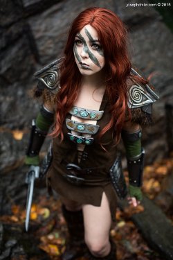 Skyrim - Aela the Huntress by Monika Lee