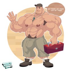 [The Fabulous Croissant] Soos buffed up (Gravity Falls)