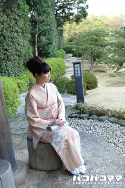 [Pacopacomama] Kimono Cosplay Fuck - Mayumi Oonuki (Uncensored)