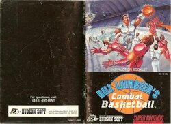Bill Laimbeer's Combat Basketball (1991) - SNES Manual