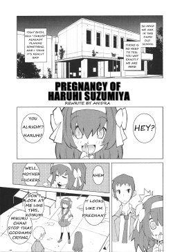 Pregnancy of Haruhi Suzumiya [English] [Rewrite] [anidra]