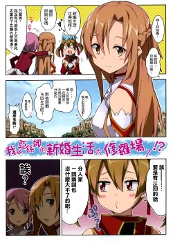 (SC58) [RRR (Riosi, Zashiki)] Ore to Asuna no Shinkon Seikatsu ga Shuraba Sugiru! ? (Sword Art Online) [Chinese] [空気系☆漢化]