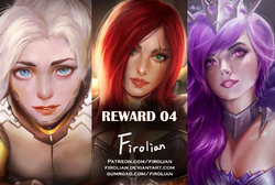 [Firolian] Reward 04 - Mercy, Katarina, Dark Elementalist Lux