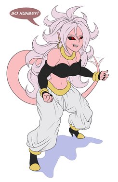 [TubbyToons] Android 21 Weight gain sequence