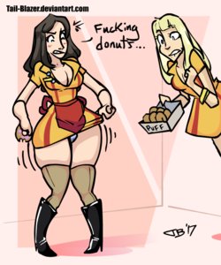 [Tail-Blazer] Two Thick Girls (2 Broke Girls)