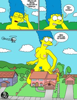 Large Marge (The Simpsons) [Spanish] [Hiken-Rekor] [Colorized] [Incomplete]