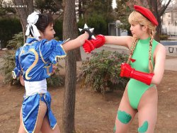 [Charamelt] 016 Chun-Li & Cammy White @Street Fighter (Tomoka Saitou & Kumi Uehara)