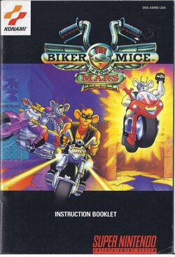 Biker Mice From Mars (US) (1994) (high quality) - SNES Manual