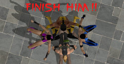 Mortal Kombat Fivesome Fatality （tanya sonya kitana mileena）