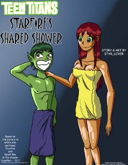[Star Lover] Starfire's Shared Shower (Teen Titans)