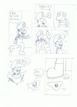 Luigi underwear transformation comic by boystomp