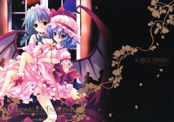 (Reitaisai 6) [CHRONOLOG, Rengaworks (Sakurazawa Izumi, Renga)] Scarlet Fatalism (Touhou Project) [English] [Touhou Tea + SaHa]