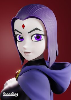 [bonedog] Raven (Teen Titans)