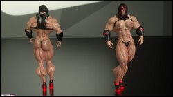 MUSCLE Ciber punk 2077 and futurist concept 3D models by Tigersan