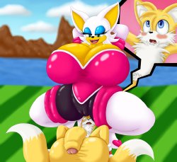 [Senos] Rouge X Tails For Life (Sonic The Hedgehog)