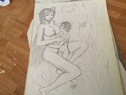 Tifa lockhart Breastfeeding by [Allendale] my Old Arts