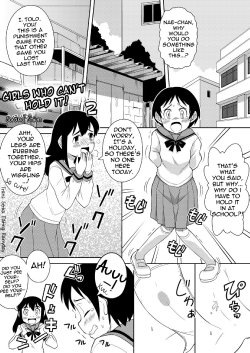 [Sora no Shiun] Onnanoko wa Gaman Dekinai! 2 | Girls who can't hold it! 2 [English] [Serika]