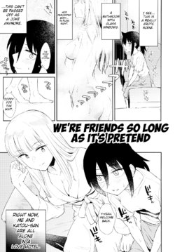 (Motenaishi Sokubaikai Suru 3) [Umemoto Seisaku Iinkai (Orikuchi Hirata)] Gokko made nara Tomodachi dakedo | We're Friends So Long As It's Pretend (MokoMote Ecstasy) (Watashi ga Motenai no wa Dou Kangaetemo Omaera ga Warui!) [English] [Goggled Anon]