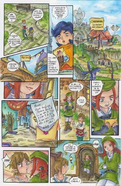 [Passage] Assorted comic pages (Zelda/Kingdom Hearts) [French]
