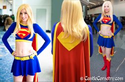 Super Girl and Power Girl Cosplay
