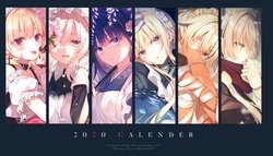 (C97) [AliceSyndrome* (Toosaka Asagi)] 2020 CALENDER