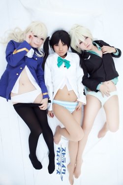 Wearing underpants Strike Witches Cosplay