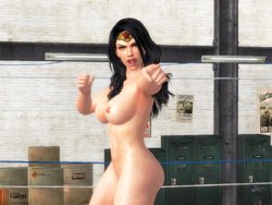 Powergirl vs. Wonder Woman - Wrestle!