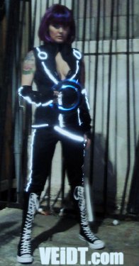Veidt - Jessica as Quorra from Tron Legacy (attempt #1)