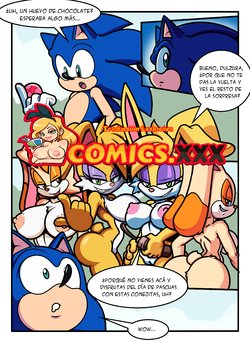 Sonic Girls Easter - [Superbunnygt] - [SonicTheHedgehog] - [Spanish]