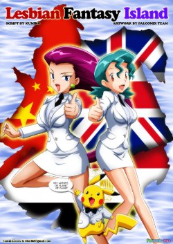 [Palcomix] Lesbian Fantasy Island (Pokemon, Digimon)