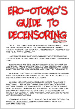 Ero-Otoko's Guide to Decensoring (Updated)