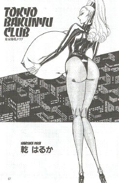 "Tokyo Bakunyo Club" by Haruka Inui (the set of images for non-finished comic-book of the earliest 90-th)