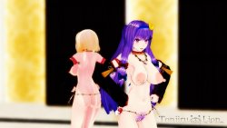 [MMD][Tonjiru lion] Patchouli and Alice