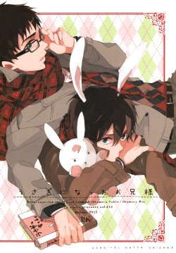 (SPARK7) [licca (Kashima)] Usagi ni Natta Oniisama | My Brother Became a Rabbit (Ao no Exorcist) [English] [Baka Dumb Aho Scans] [Decensored]