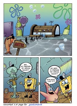 [Drawn-Sex] Fucking In The Kitchen (Spongebob Squarepants) [English]