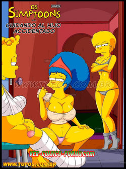 Cuidando al Hijo Accidentado  (español) Los Simpsons [Ver-Comics-Porno.com]