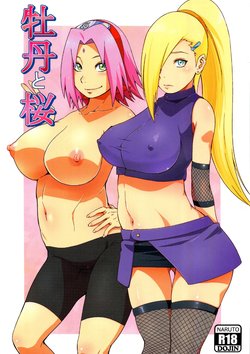 (C92) [Karakishi Youhei-dan Shinga (Sahara Wataru)] Botan to Sakura (Naruto) [Portuguese-BR]