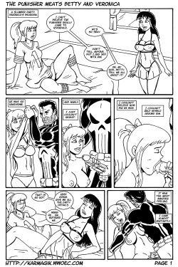 [Karmagik] The Punisher Meats Betty and Veronica (Archie, The Punisher)