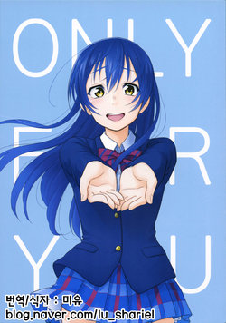 (KotoUmi Logic) [RuriiroChokuhan (Rurie)] ONLY FOR YOU (Love Live!) [Korean] [미유]