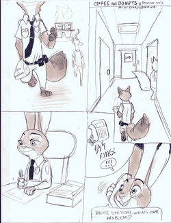 Coffee and Donuts (Zootopia) [in progress]