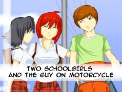 [starCom] Two schoolgirls and the guy on motorcycle