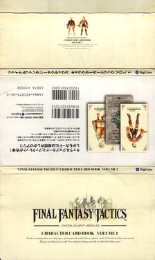 Final Fantasy Tactics Character Card Book Vol.1