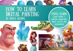 How to learn digital Painting by Mitch Leeuwe