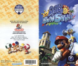 Super Mario Sunshine (GameCube) Game Manual