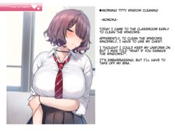 [Mankai Kaika] Shame Nikki 006 "Souchou Oppai Madofuki" | Photo Diary 006 "Morning Titty Window Cleaning" [English]