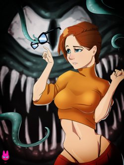 [HotPinkEvilBunny] Jinkies, I can’t see without my glasses (Scooby-Doo)